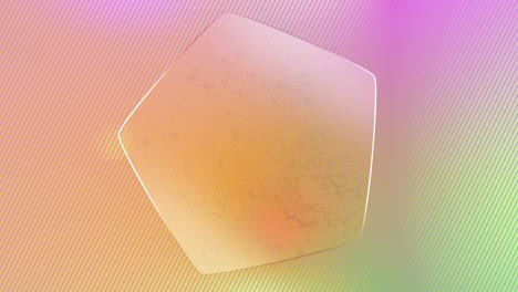 Neon-Farbverlauf-Fünfeck-Hintergrund