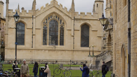Exterior-Of-All-Souls-College-And-Radcliffe-Camera-Building-In-Radcliffe-Square-In-City-Centre-Of-Oxford