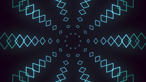 Diseño-Geométrico-Contemporáneo-Patrón-Futurista-Azul-Y-Negro