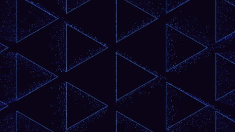 Symmetrical-blue-triangle-pattern-with-overlapping-geometric-shapes