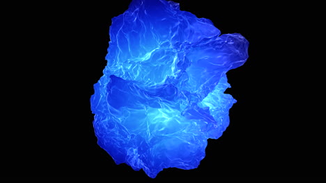 Leuchtend-Blauer-Kristall,-Ein-Faszinierendes-Symbol-Für-Schönheit-Und-Ausstrahlung