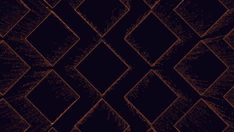 Bold-geometric-pattern-black-and-orange-diamonds-and-lines