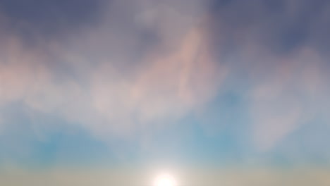 Una-Impresionante-Foto-Del-Amanecer-Captura-El-Sol-Radiante-En-Medio-De-Nubes-Esponjosas