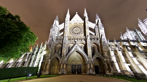 Zeitraffer-Nacht-Der-Westminster-Abbey