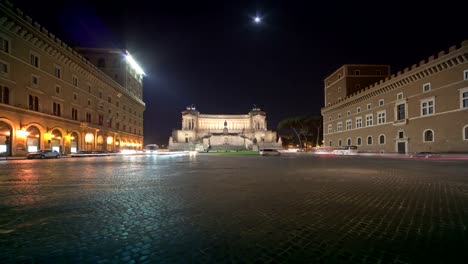 Piazza-Venezia-Night-Timelapse