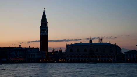 Zeitraffer-Am-Abend-In-Venedig