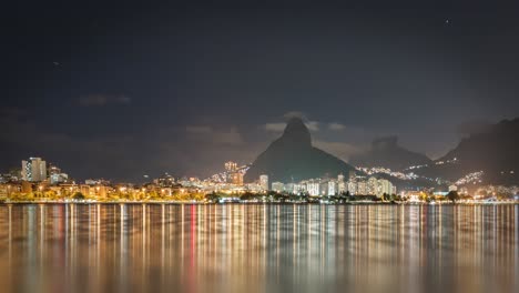 Rio-Küste-Nacht-Zeitraffer