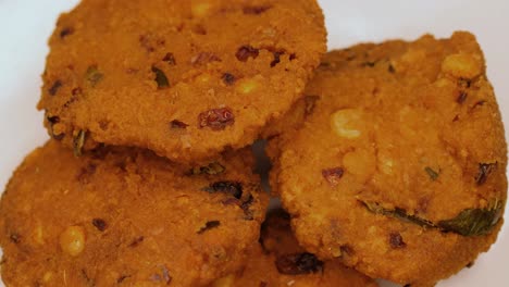 Closeup-of-crispy-and-tasty-south-Indian-snack-called-masal-vadai