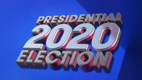 3D-Uns-2020-Präsidentschaftswahl-Motion-Grafik