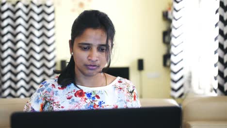 Closeup-of-an-Indian-business-woman-working-from-home-due-to-the-covid19-coronavirus-lockdown.