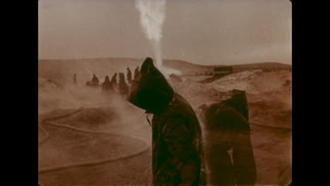 1966-Disinfecting-Workers-During-Gas-Well-Fire-Extinguishing