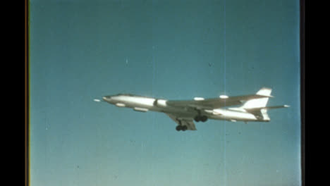 Tu-16-Sowjetisches-Flugzeug,-Das-Vom-Testgelände-In-Semipalatinsk-Abhebt