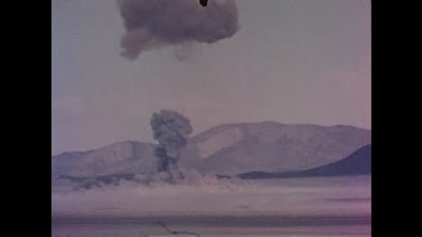 1955-American-Atomic-Bomb-Test-During-Operation-Teapot-in-Nevada-Desert