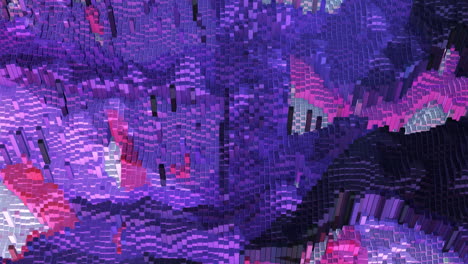 Animated-3D-Abstract-Blocky-Landscape-Purple-Motion-Graphic
