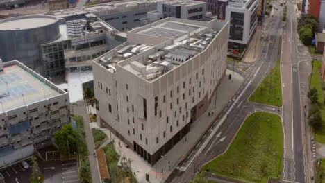 Drone-Shot-Orbiting-the-Royal-Birmingham-Conservatoire-Building-01