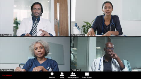 Young-Female-Doctor-Leading-Video-Conference-with-Colleagues