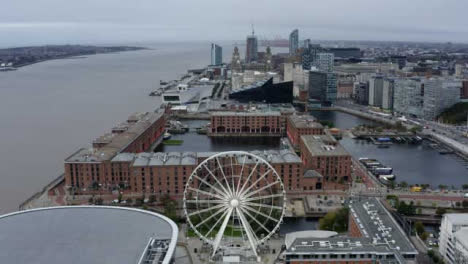 Drone-Shot-Pulling-Away-From-Wheel-Of-Liverpool