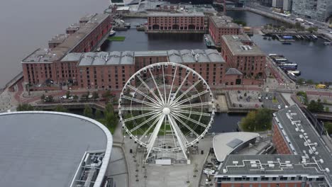 Drone-Shot-Pulling-Away-From-Wheel-Of-Liverpool
