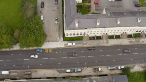 Drone-Shot-Tracking-Car-In-Liverpool