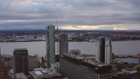 Drone-Shot-Orbiting-Buildings-In-Liverpool-City-Centre-04