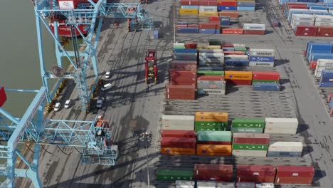 Drone-Shot-Tracking-Forklift-Truck-At-Liverpool-Port-03