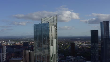 Drone-Shot-Orbiting-Manchester-Skyscrapers-01