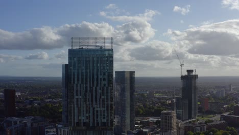Drone-Shot-Orbiting-Manchester-Skyscrapers-02