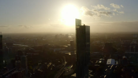 Drone-Shot-Orbiting-Manchester-Skyscrapers-12