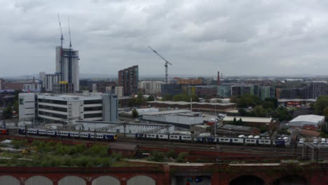Drone-Shot-Tracking-Train-Near-Manchester-Piccadilly-Station-06