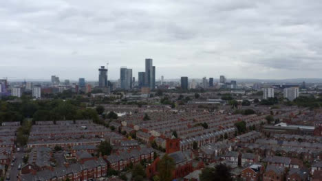 Drone-Shot-Pulling-Away-From-Old-Trafford-Suburbs-01