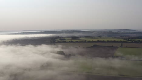Drone-Shot-Panning-Across-Oxfordshire-Skyline