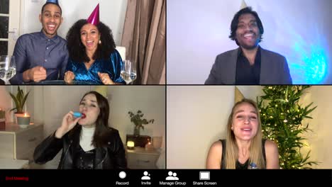 4-Way-Split-Screen-New-Years-Eve-Group-Video-Call-Amongst-Friends