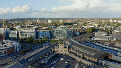 Drone-Shot-Orbiting-Temple-Meads-Railway-Station-02