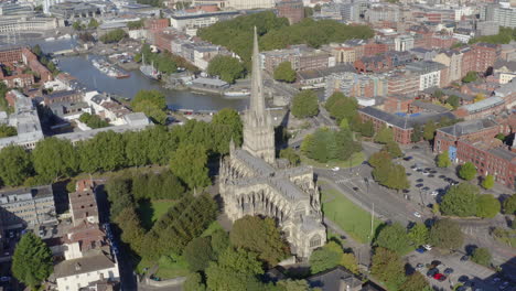 Drone-Shot-Pulling-Away-From-St-Mary-Redcliffe-Church-01