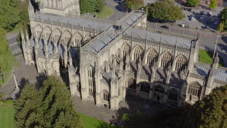 Drone-Shot-Pulling-Away-From-St-Marys-Redcliffe-Church