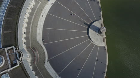Overhead-Drone-Shot-Pulling-Away-From-Bristol-Waterfront-03