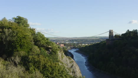 Drone-Shot-Orbiting-Clifton-Suspension-Bridge-06