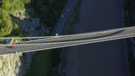 Overhead-Drone-Shot-Panning-Across-Clifton-Suspension-Bridge-01