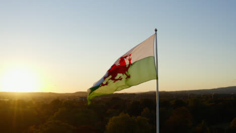 Drone-Shot-Pulling-Down-Cardiff-Castles-Welsh-Flag-02
