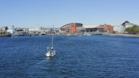 Drone-Shot-Moving-Across-Cardiff-Bay-04