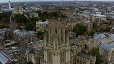 Drone-Shot-Orbiting-Bristols-Wills-Memorial-Building-In-England-Short-Version-1-of-2