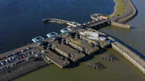 Drone-Shot-Approaching-Cardiff-Barrage-Short-Version-2-of-2