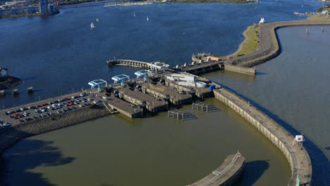 Drone-Shot-Approaching-Cardiff-Barrage-Long-Version