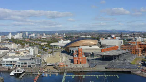 Drone-Shot-Orbiting-Waterfront-In-Cardiff-Short-Version-2-of-2