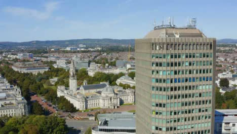 Drone-Shot-Flying-Past-Capital-Tower-In-Cardiff-Long-Version