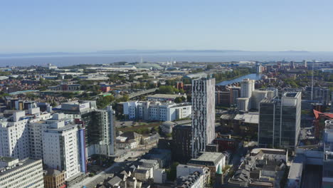 Drone-Shot-Flying-Over-Buildings-In-Central-Cardiff-01