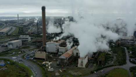 Drone-Shot-Orbiting-a-Port-Talbot-Steel-Manufacturing-Plant-Long-Version