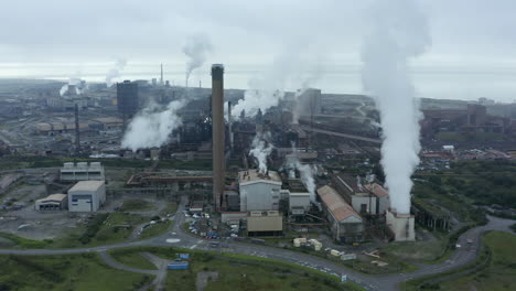 Drone-Shot-Pulling-Away-from-Port-Talbot-Steel-Manufacturing-Plant-03