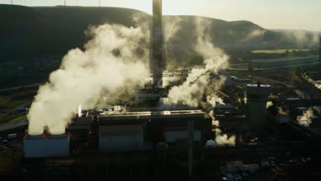 Drone-Shot-Pulling-Away-from-Steel-Manufacturing-Plant-In-Port-Talbot-03