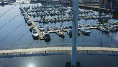 Drone-Shot-Lowering-Down-Sail-Bridge-In-Swansea-02